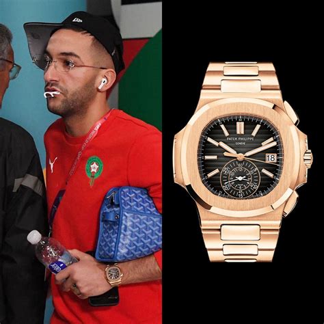 hakim ziyech patek philippe|Footballers & Watches .